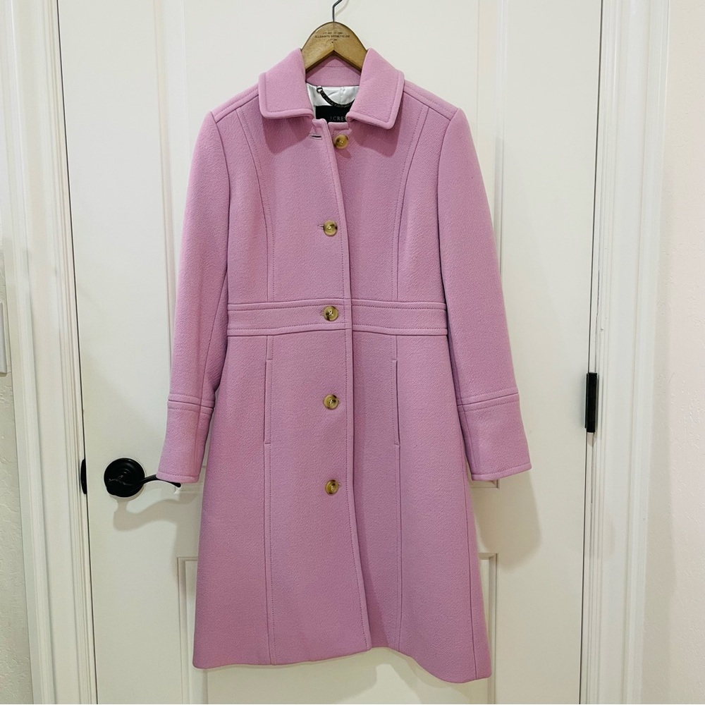 *NEW* J Crew Classic lady day coat in Italian double-cloth wool with Thinsulate